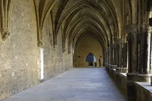 Middle Age Prints: FRANCE. Bayonne. Cloister of the Cathedral of Saint Mary (1240)