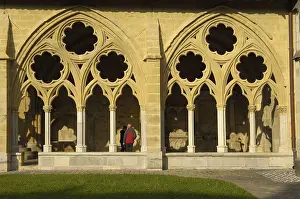 Middle Age Prints: FRANCE. Bayonne. Cloister of the Cathedral of Saint Mary (1240)
