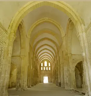 Architect Prints: FRANCE. Bitis. Abbey of Fontenay