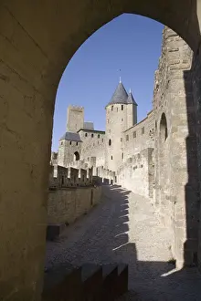 FRANCE. Carcassonne. Medieval city or Cit. Architecture. AISA/Everett Collection**US SALES ONLY**