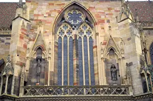 Window Prints: FRANCE. Colmar. Collegiate Church of Saint Martin