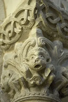 Pyrenees Atlantiques Prints: FRANCE. Lacommande. Church of Saint-Blaise (12th c)