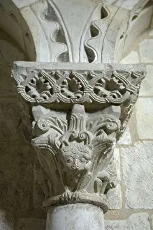 Pyrenees Atlantiques Prints: FRANCE. Lacommande. Church of Saint-Blaise (12th c)
