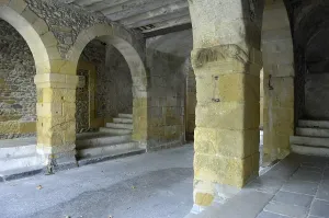 Pyrenees Atlantiques Prints: FRANCE. Navarrenx. Wall arches. AISA/Everett Collection**US SALES ONLY**