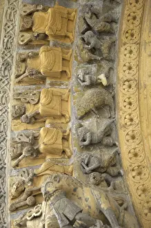Cathedrals Prints: FRANCE. Oloron-Sainte-Marie. Cathedral of Sainte-Marie