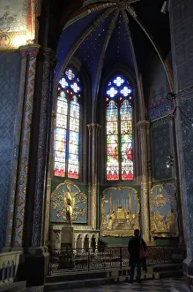 Pyrenees Atlantiques Prints: FRANCE. Oloron-Sainte-Marie. Cathedral of Sainte-Marie