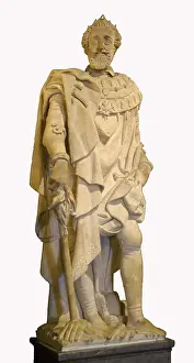 Regal Prints: FRANCE. Pau. Castle. Statue of Henry IV