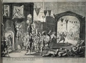 To Murder Prints: France. Saint Bartholomew's Day massacre in Paris (24th August 1572)
