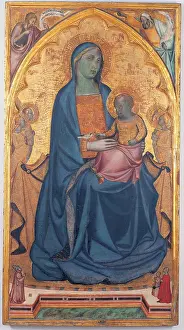 Emilia Romagna Prints: Francesco di Neri da Volterra, Madonna and Child With Three Donors
