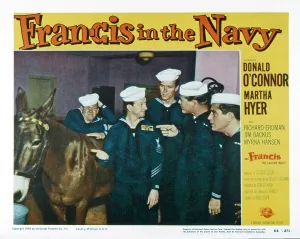 Phil Prints: FRANCIS IN THE NAVY, US lobbycard