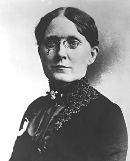 Suffrage Prints: Francis Willard (1839-1898), American founder and president of the Women's Christian Temperence Union