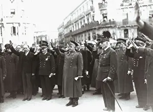 Old Women Prints: Francisco Franco visits Philippe Ptain in Montpellier (1940)