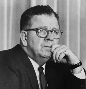 Shoulders Prints: Frank Fitzsimmons (1908-1981), was president of the International Brotherhood of Teamsters from 1971 to 1981