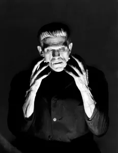 Hands To Face Prints: FRANKENSTEIN, Boris Karloff, 1931