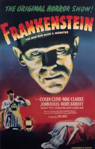 Boris Prints: FRANKENSTEIN, Boris Karloff, Colin Clive, 1931, poster art