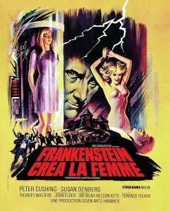 Castle Prints: FRANKENSTEIN CREATED WOMAN, (aka FRANKENSTEIN CREA LA FEMME)