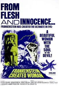 Mad Scientist Prints: FRANKENSTEIN CREATED WOMAN, Peter Cushing