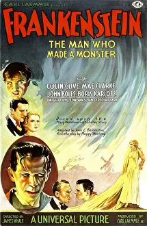 Clive Prints: FRANKENSTEIN, Dwight Frye, John Boles