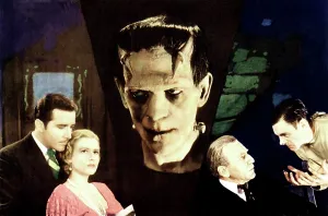 Clive Prints: FRANKENSTEIN, from left: John Boles