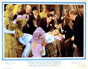Kerr Prints: FRANKENSTEIN, lobbycard, Frederick Kerr (bald)