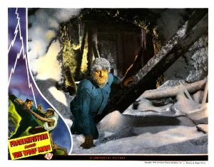 Ebxrp Prints: FRANKENSTEIN MEETS THE WOLF MAN, main image: Lon Chaney Jr as the Wolf Man, 1943