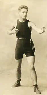 Burns Prints: Frankie Burns, boxer fought four title matches for World Bantamweight Championship from 1912 to 1917