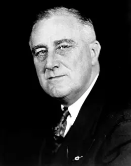 Roosevelt Prints: FRANKLIN D. ROOSEVELT, 1937.. Courtesy: CSU Archives / Everett Collection