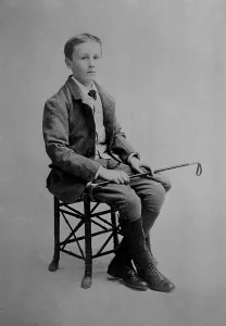 Lcgr1305 Prints: Franklin D. Roosevelt at age 11 in a riding habit. 1893. (BSLOC_2013_6_9)