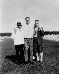 Physical Therapy Prints: Franklin Roosevelt, his legs paralyzed by polio