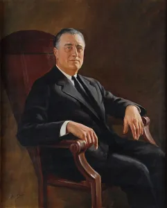 Democrat Prints: Franklin Roosevelts official portrait as governor of New York State