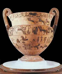 Siena Prints: Franois Vase. 570 BC. Black-figure attic volute krater