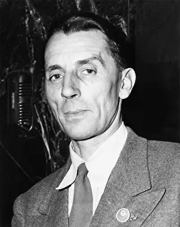 Chemists Prints: Frederick Joliet Curie, reacted to the U.S. Red Scare investigations of nuclear scientists