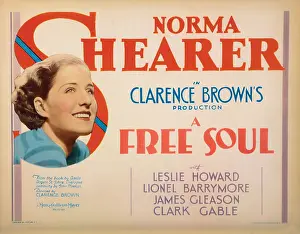 Shearer Prints: A FREE SOUL, US lobbycard, Norma Shearer, 1931