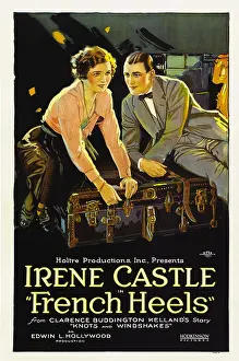 Castle Prints: FRENCH HEELS, from left: Irene Castle, Ward Crane, 1922