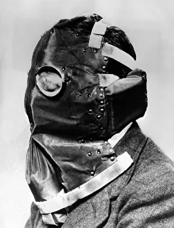 Head Shoulders Prints: French military gas mask designed to protect ears