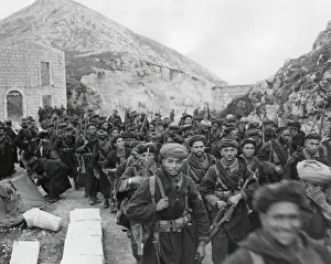 Traditional Costume Prints: French Moroccan Soldiers, called Goums