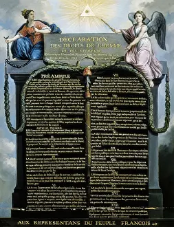 Justice Prints: The French Revolution (1789). Declaration of the Rights of Man and of the Citizen