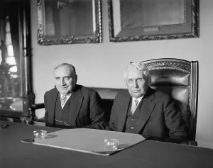 Images Dated 13th December 2007: French writer and diplomat, Paul Claudel (1868-1955) with U