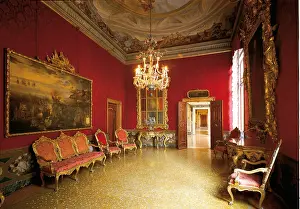 Sofa Prints: The Fresco Hall in Mocenigo Palace (Sala dell'affresco di Palazzo Mocenigo)