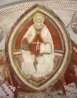 Blessing Prints: Frescoes of the apse, by Unknown Artist