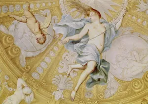 Ceiling Prints: Frescoes of the Palace Of Justice in Bologna
