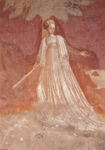 One Young Woman Only Prints: Frescoes of Palazzo Borromeo, by Unknown Artist