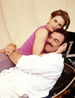 Friends Prints: FRIENDS, from left, Courteney Cox, Tom Selleck, 1994-2004 (1996 photo)
