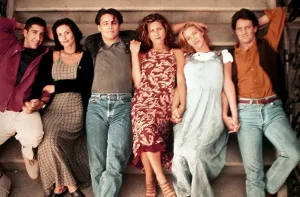 Lisa Prints: FRIENDS, from left, David Schwimmer