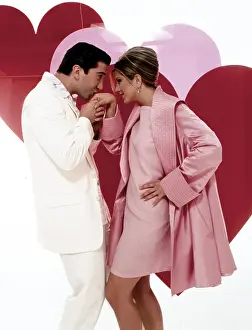 Aniston Prints: FRIENDS, from left, David Schwimmer, Jennifer Aniston, 1994-2004 (1996 photo)