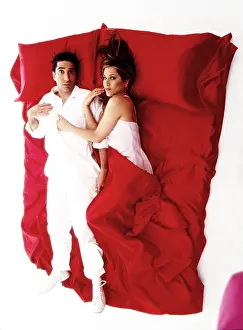 Aniston Prints: FRIENDS, from left, David Schwimmer, Jennifer Aniston, 1994-2004 (1996 photo)
