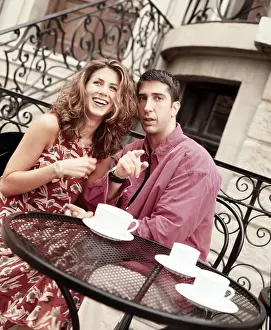 Aniston Prints: FRIENDS, from left, Jennifer Aniston, David Schwimmer, 1994-2004 (1994 photo)