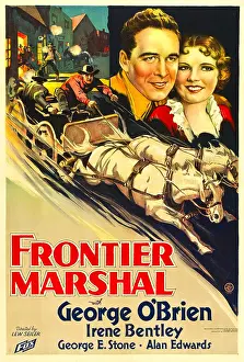 2009 Prints: FRONTIER MARSHAL, from left: George O'Brien, Irene Bentley, 1933