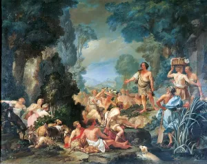 Idyllic Prints: Frugoni in Arcadia, by Pietro Melchiorre Ferrari