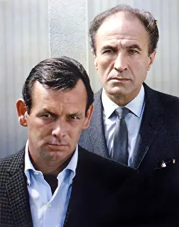 1960s Tv Prints: THE FUGITIVE, from left: David Janssen, Barry Morse, 1963-1967